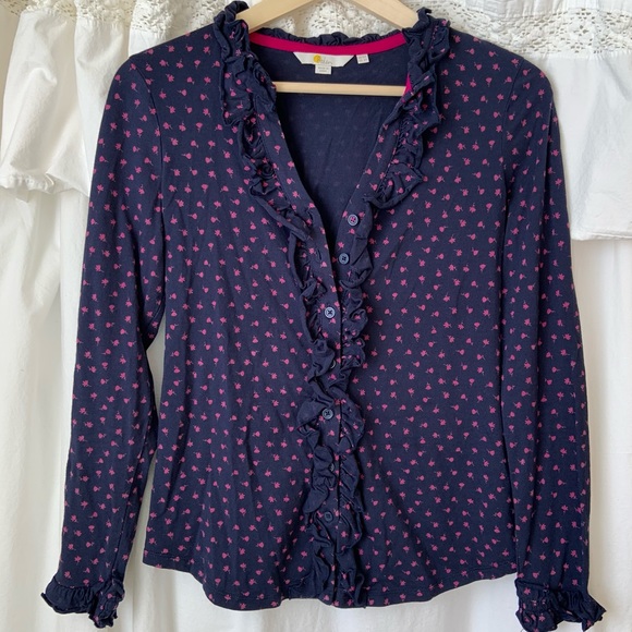 Boden Long sleeve Women's Top Size
6R / Boden Top / Cotton and Modal /
Soft Top. - Picture 15 of 16